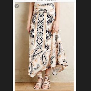 Anthropologie Maeve Buta maxi skirt🧡